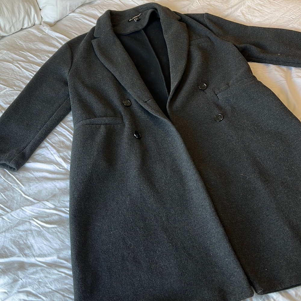 Oversized Long grey coat